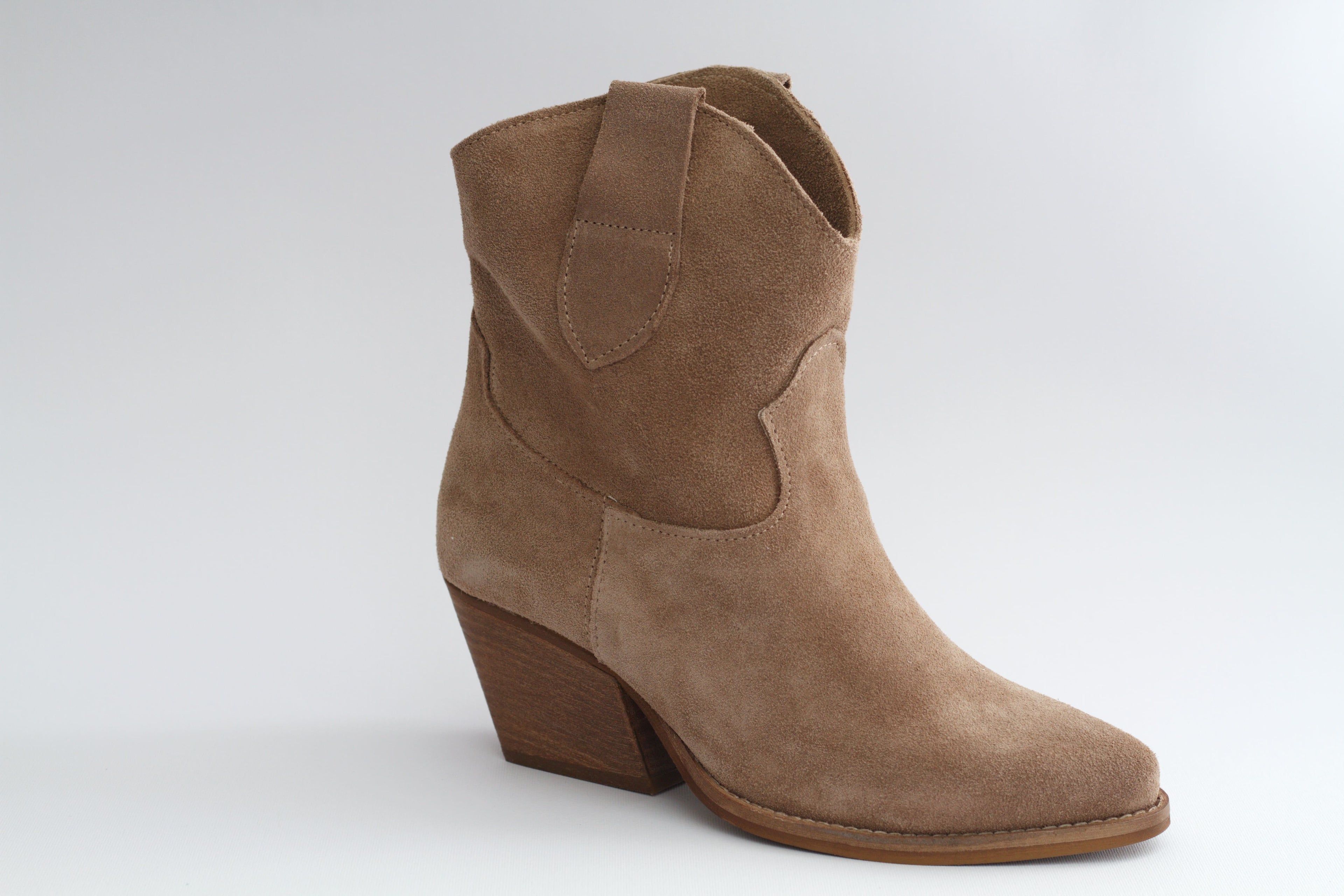 Stivaletto Texano Camperos in Camoscio