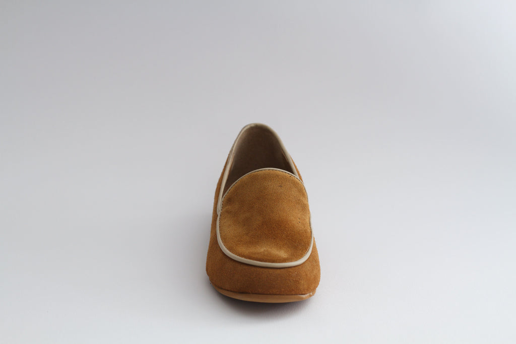 Mocassino Slippers Flat in Camoscio