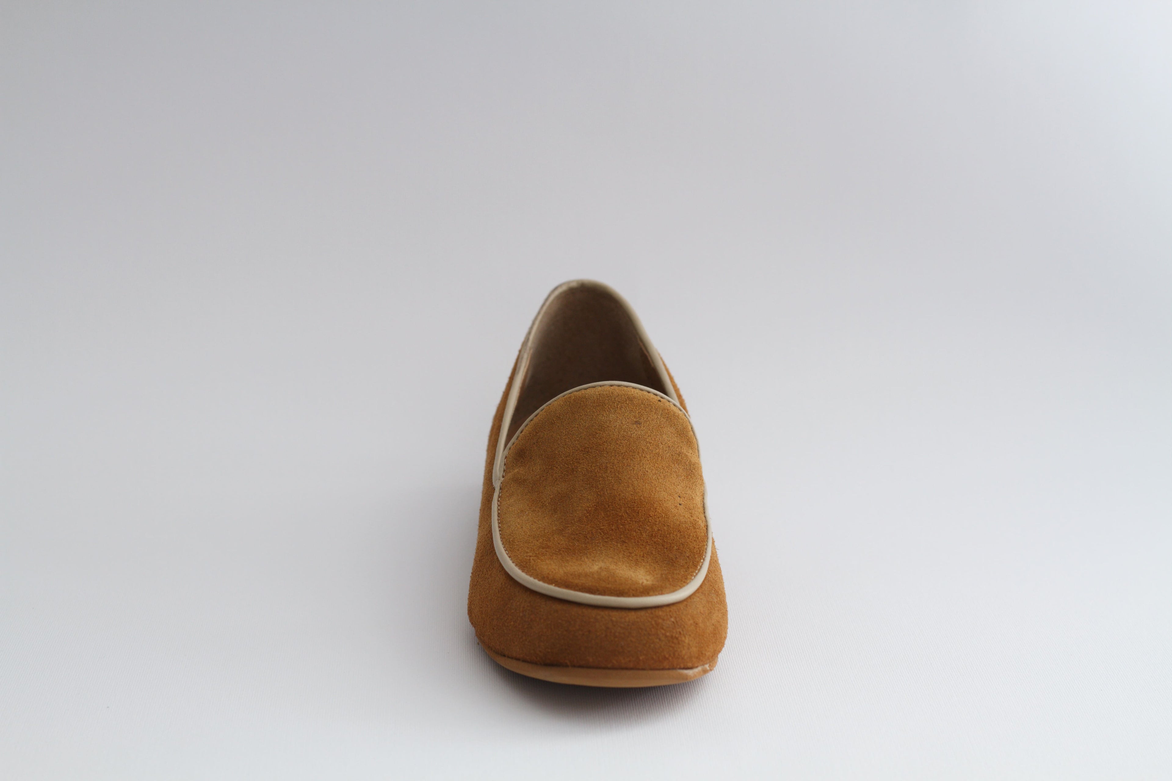Mocassino Slippers Flat in Camoscio